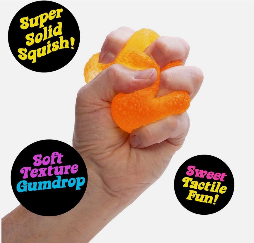 NeeDoh Gumdrop textured sensory toy purple 1pc new with box