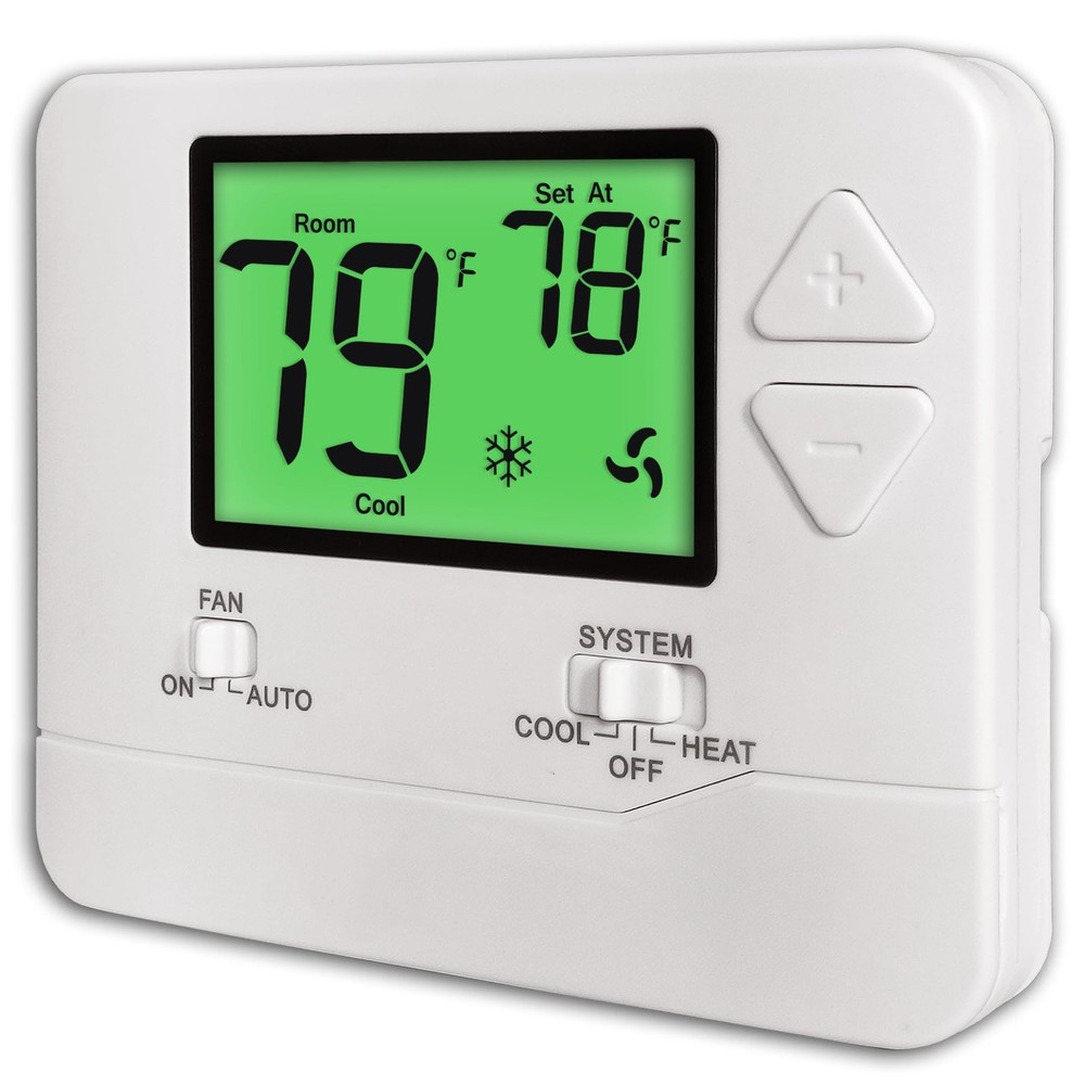 Non Programmable Thermostat Single Stage Home Temperature Control