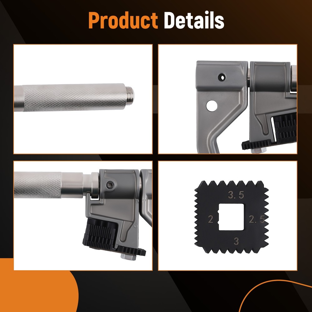 Universal Outside Thread Chaser 7402 External Thread Repair Tool Carbon Set