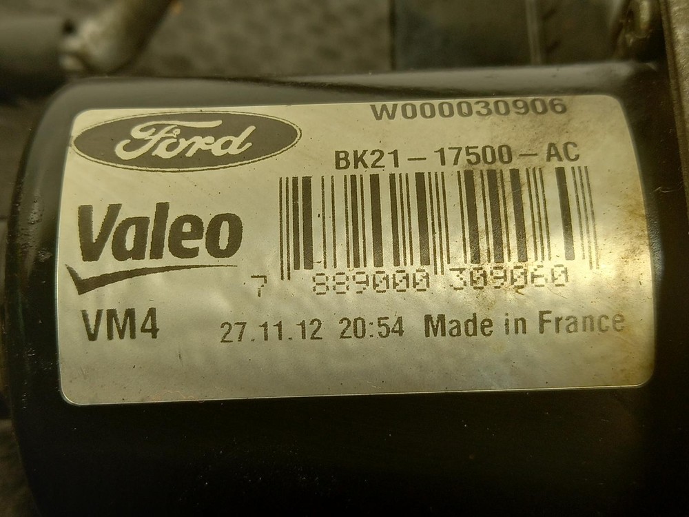 FORD TRANSIT CUSTOM Wiper Motor Front 2012-2016 Unknown Van