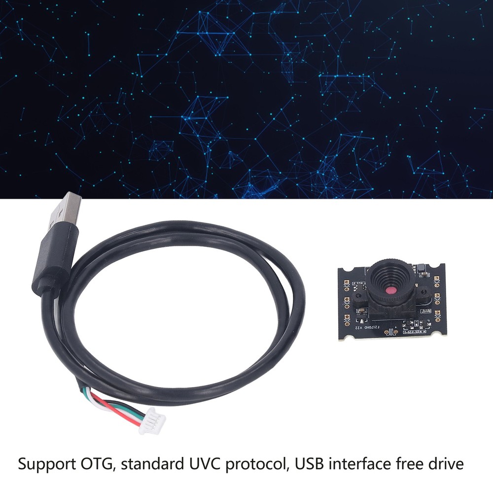 USB Camera Module 2MP High Definition 75° View Angle Manual Industrial