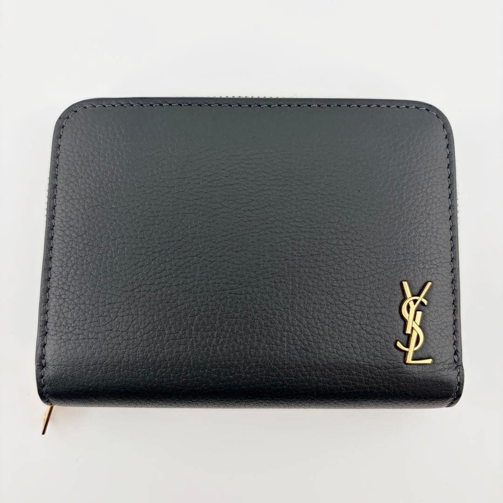 SAINT LAURENT 二つ折り財布 黒