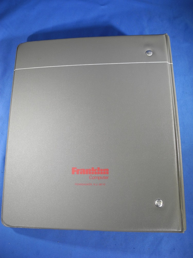 Vintage Computer Franklin ACE 2000, 2100, 2200 User Reference Manual