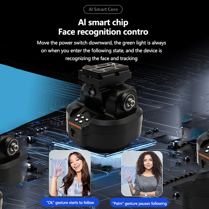 ZIFON YT-2000 Auto Motorized Pan/Tilt Panoramic Head Stabilizer Remote Control