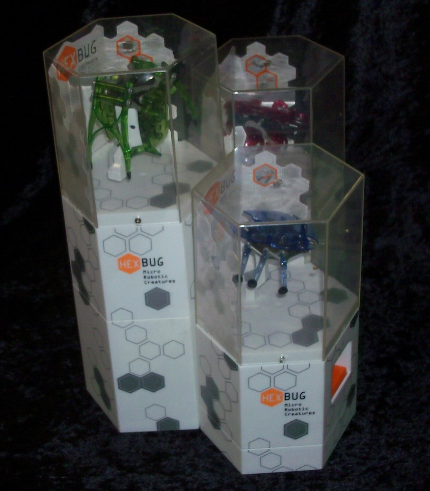 HEXBUG COUNTER STORE DISPLAY Micro Robotic Inchworm Ant Nano Battlebots