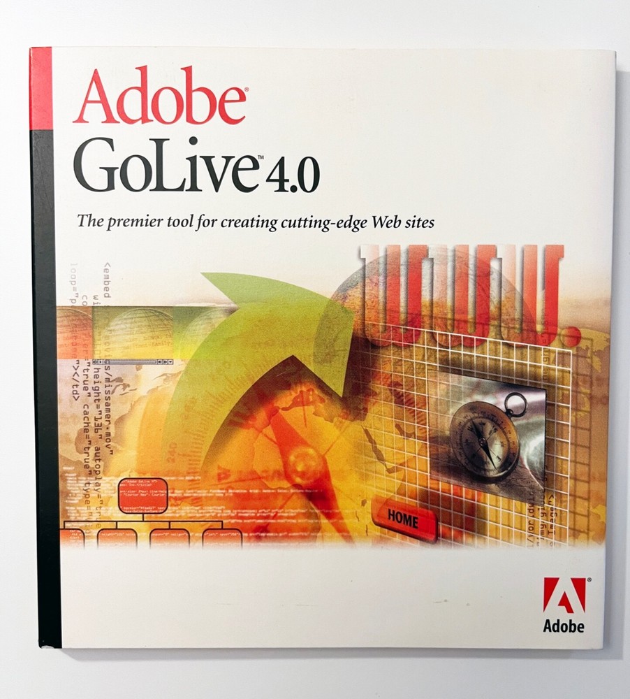 Adobe GoLive 4.0 Educational Version for Mac / with Serial Keys