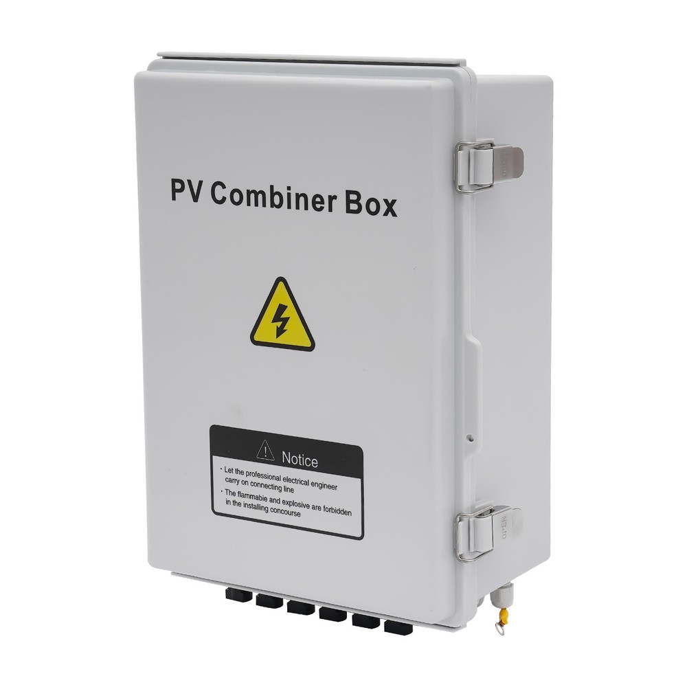 Solar PV Combiner Box 6 String 63A Circuit Breaker for Solar Panel System IP65