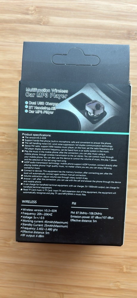 Car Bluetooth FM Transmitter