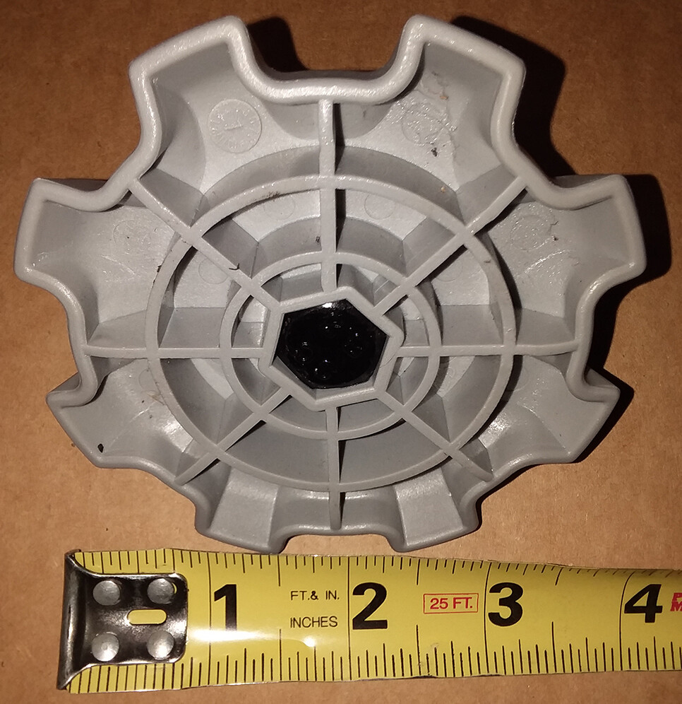 ONE USED BOWFLEX HVT BASE LEVELER FOOT