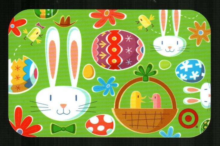 TARGET Easter Bunnies and Eggs ( 2010 ) Gift Card ( $0 )