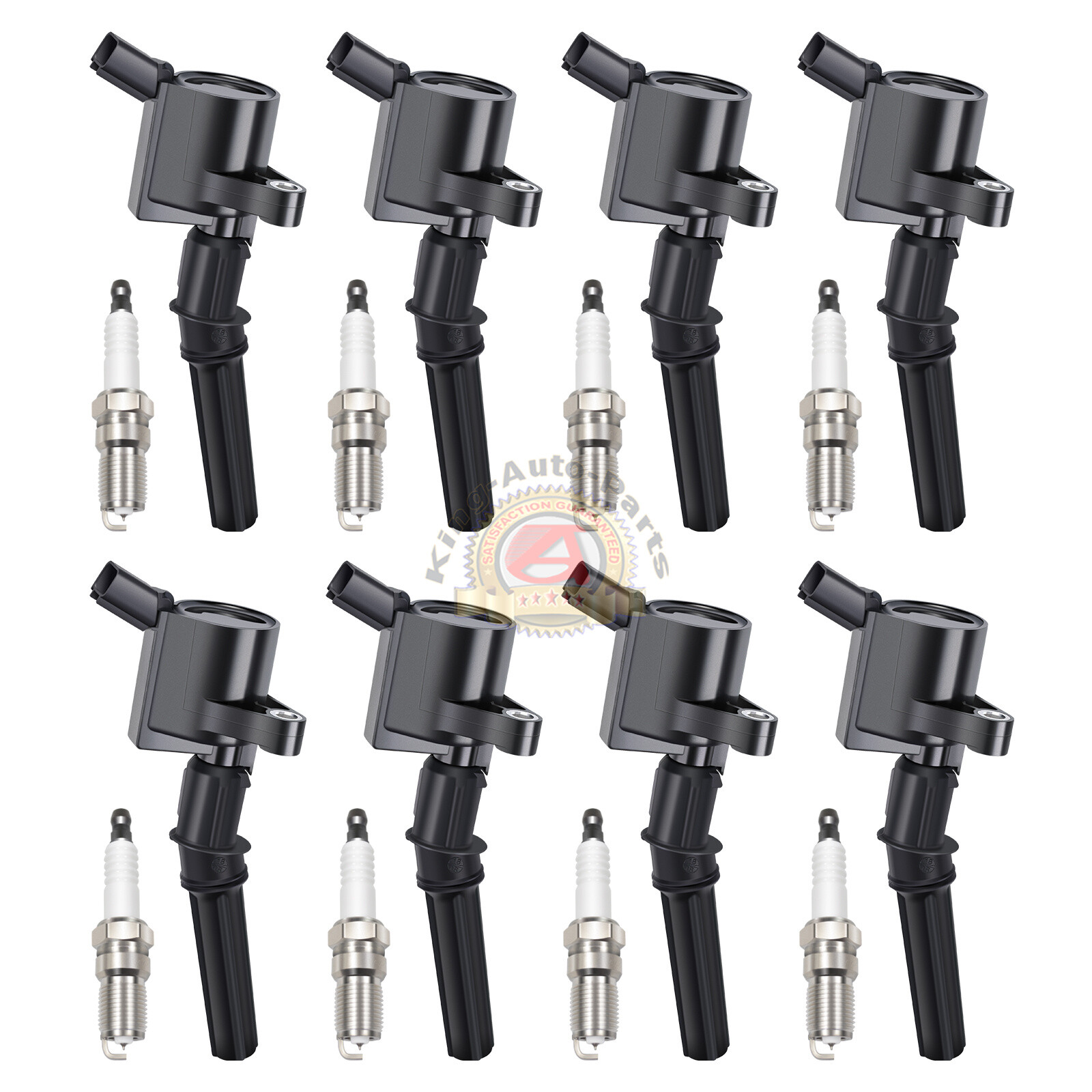 Ignition Coils DG508 & Motorcraft Spark Plugs SP493 Ford Lincoln Mercury 8pcs