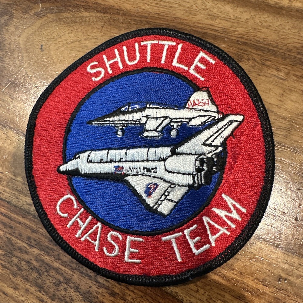 Vintage Large NASA SHUTTLE CHASE TEAM PATCH
