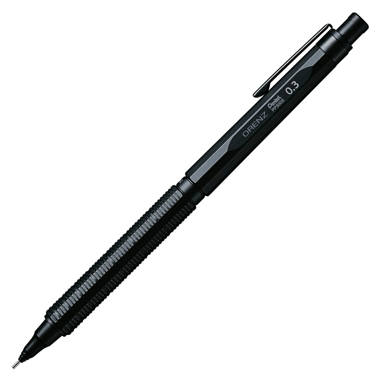 Pentel Orenz Nero Mechanical Drafting Pencil, Automatic Lead Advance, Black Barr