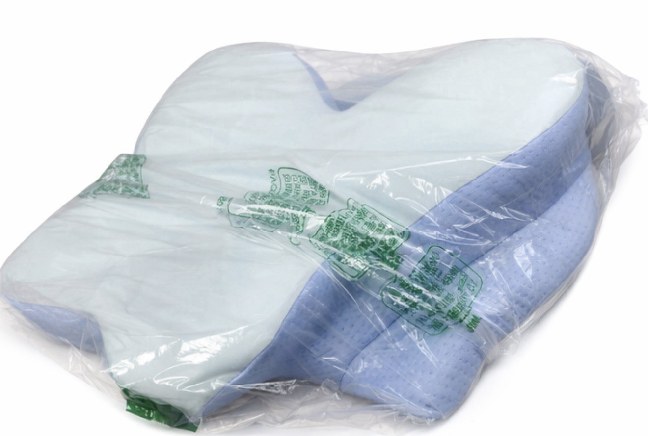 Derila Ergo Neck Pillow Contour Standard Size Memory Foam 21x14x4 In/ 54x36x12cm