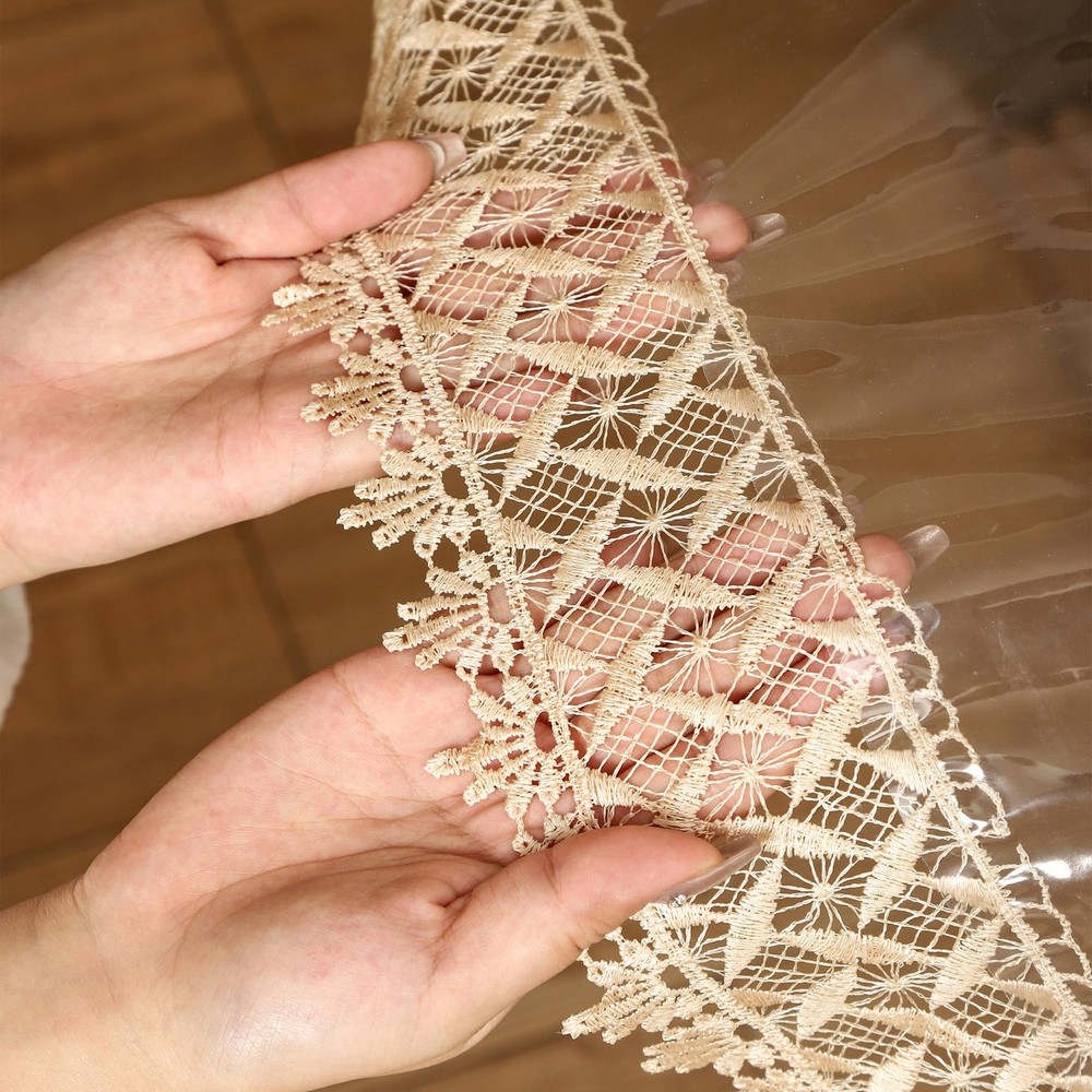 Walrus Clear Vinyl Tablecloth Protector 54" x 84" (Rectangular),