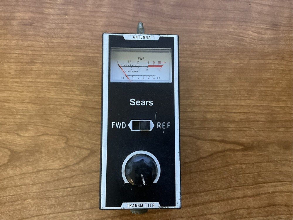 Sears Tanning Wave Bridge And Field Strength Indicator Meter-untested