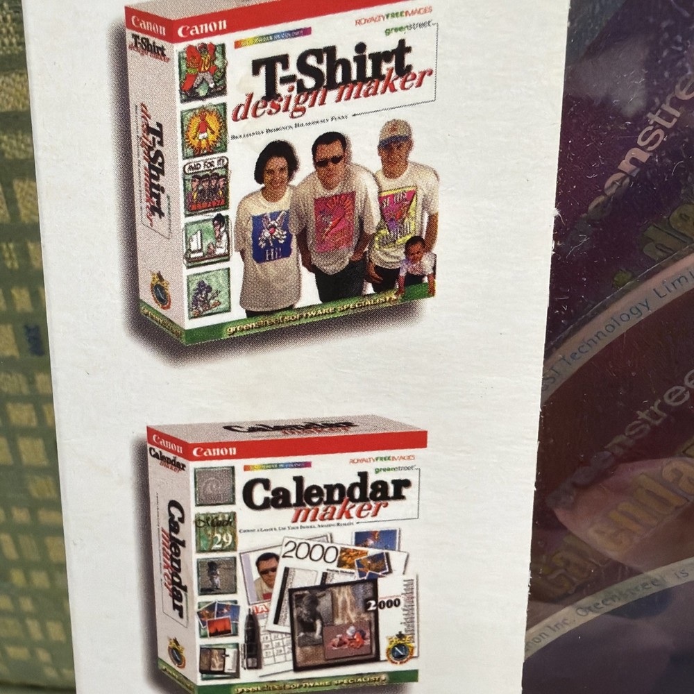 Canon Creativity Pack For PC - Windows - 4 CD Set - Sealed