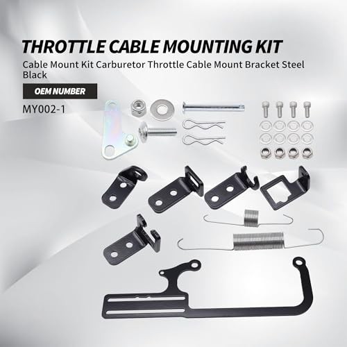 304147 EZ EFI Car Cable Mounting Kit Carburetor Throttle Cable Mount Bracket