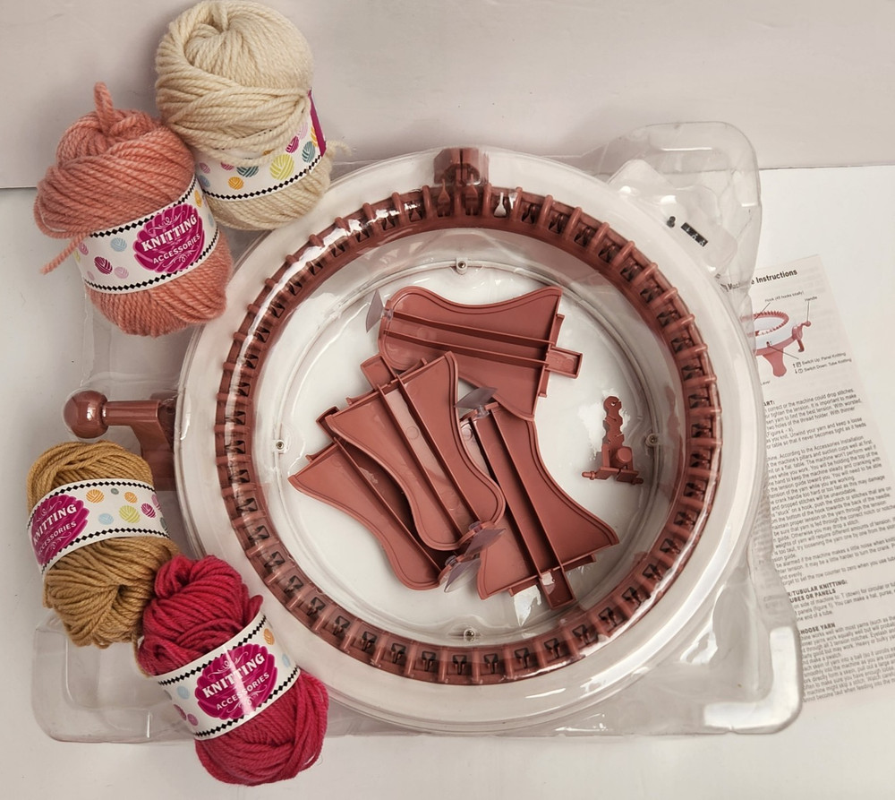 Sentro Knitting Machine Magic Loop Loom 48 Pin Yarn Easy Knit 8+