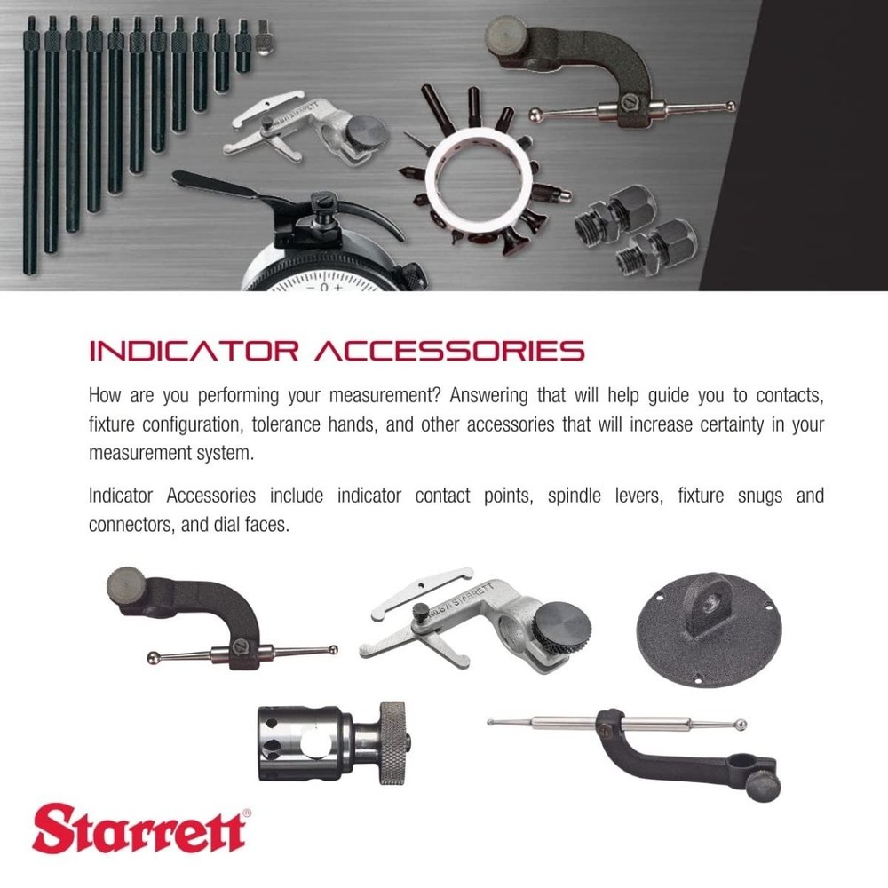 Starrett Split Bushing for Dial Metric Indicators - Quick and Multicoloured