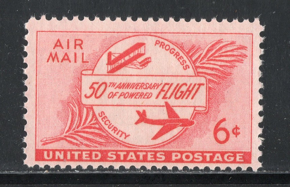 C47 * POWERED FLIGHT *   U.S. Postage Stamp  MNH