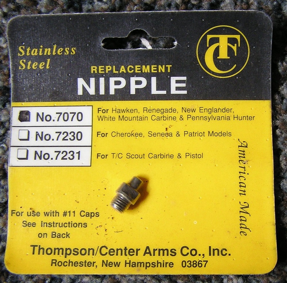 Thompson Center Replacement Nipple #7070 (1)