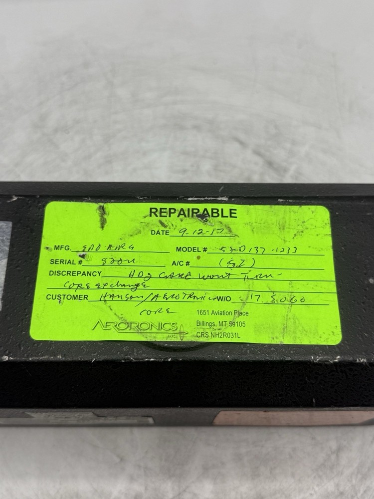 Edo-Aire Horizontal Situation Indicator Navigation Display 52D137-1333