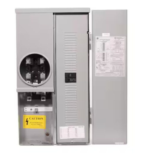 ABB 100A Main Breaker Ring Surface Mount Meter Socket Load Center TSMQ1610CSCU