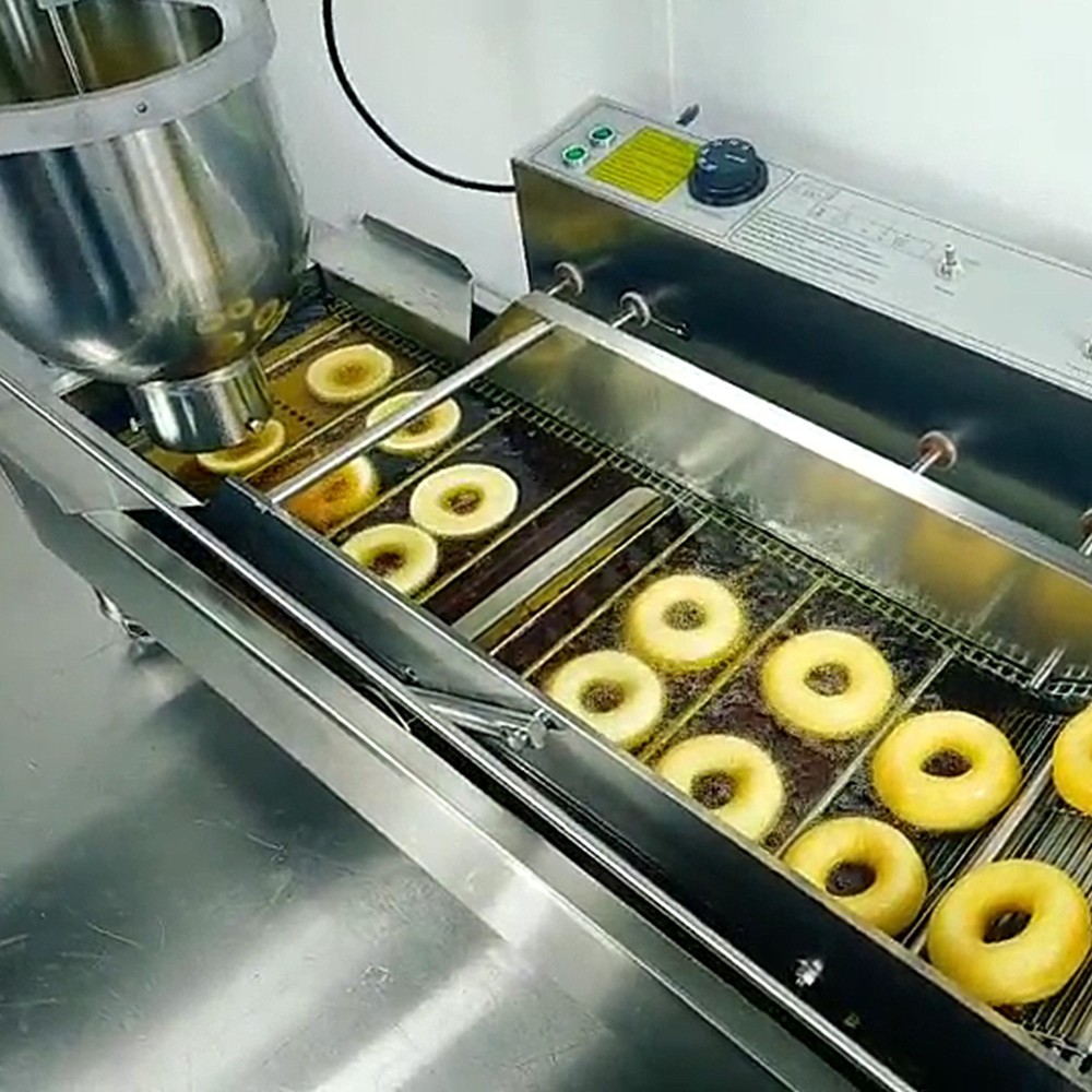 Kolice Commercial Automatic Double Rows Doughnut Maker, Donut Machine