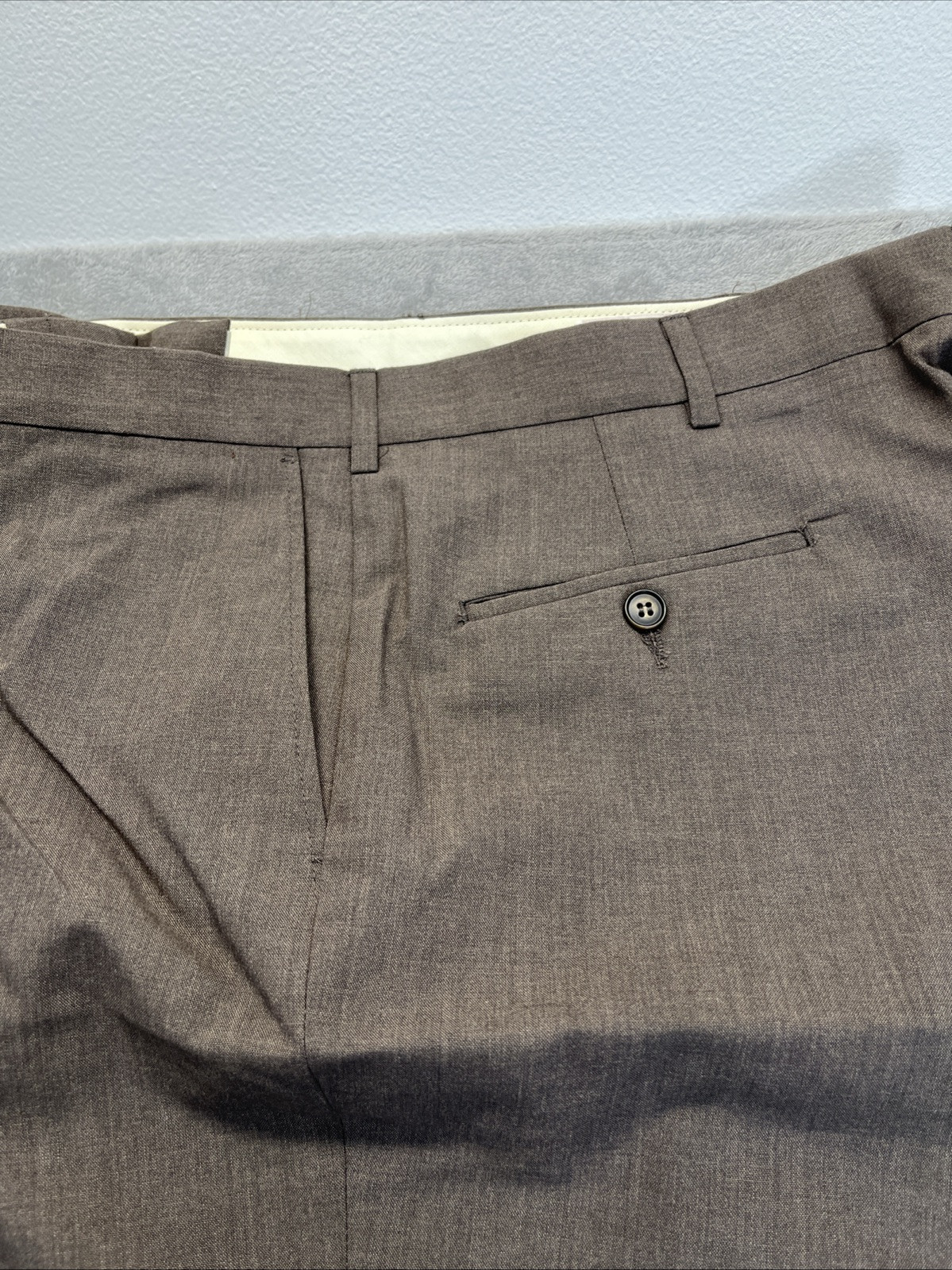 Farah Trevira Vintage Pants Men’s Brown 40x32 NWT