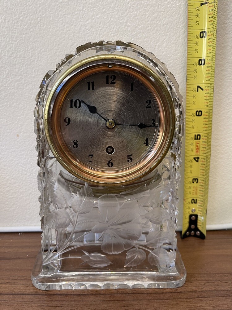 Crystal Glass Clock Mantle/Carriage Clock Movement