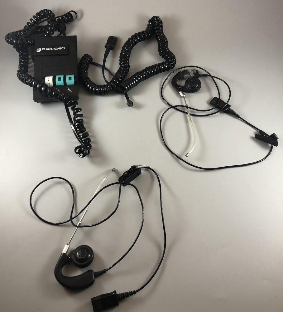 Plantronics M10 Universal Amplifier Headset Headphone Telephone Untested D5.3