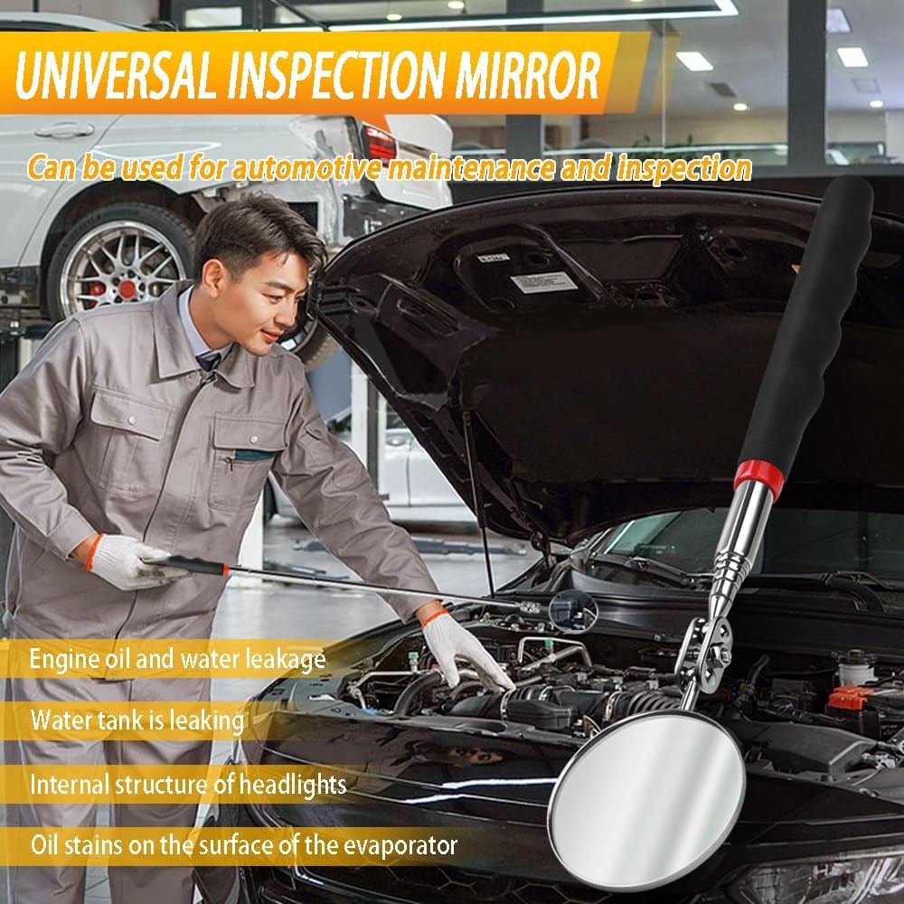 Telescoping Magnetic Pickup Tool Set Pull Force 22 lb, Extendable Magnet Pick...