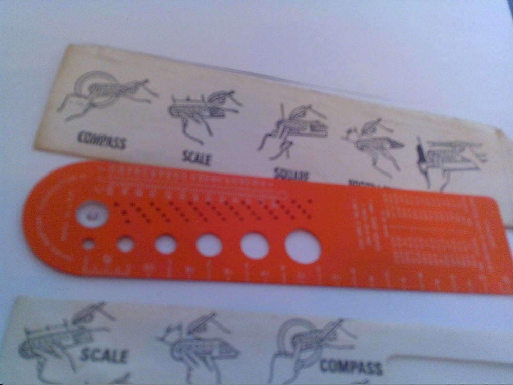 TWO !! Shaw-Barton Circle Scale Promotional Tools