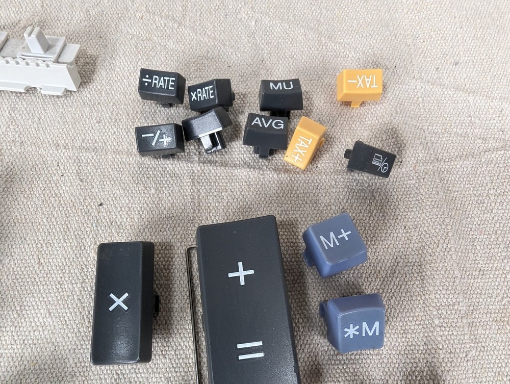 Sharp EL-1197PIII Printing Calculator Replacement Keycap Set Numeric Function...