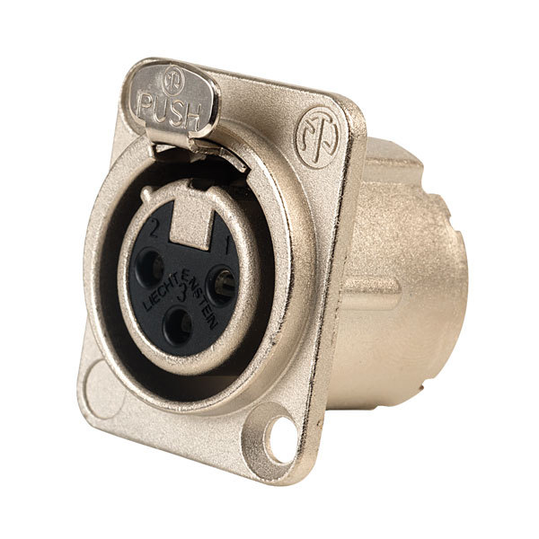 Neutrik 4 Rod NC4FD-LX Panel Socket