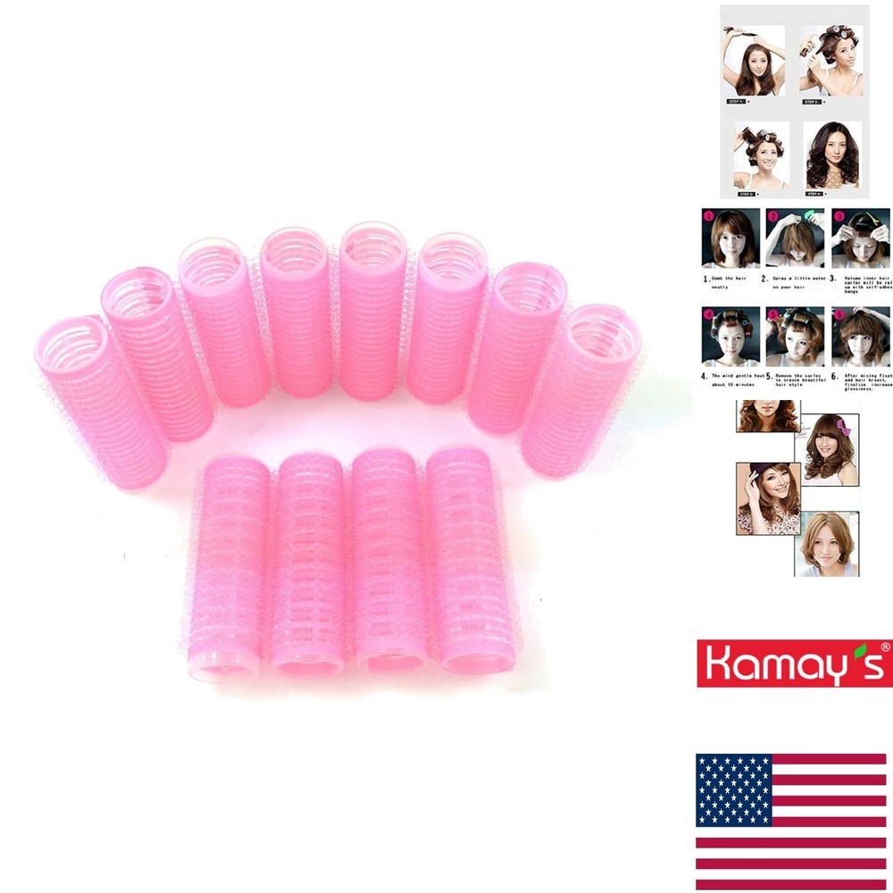 Versatile 20mm Hair Rollers - 2PCS Self-Gripping for Quick, Safe Styling