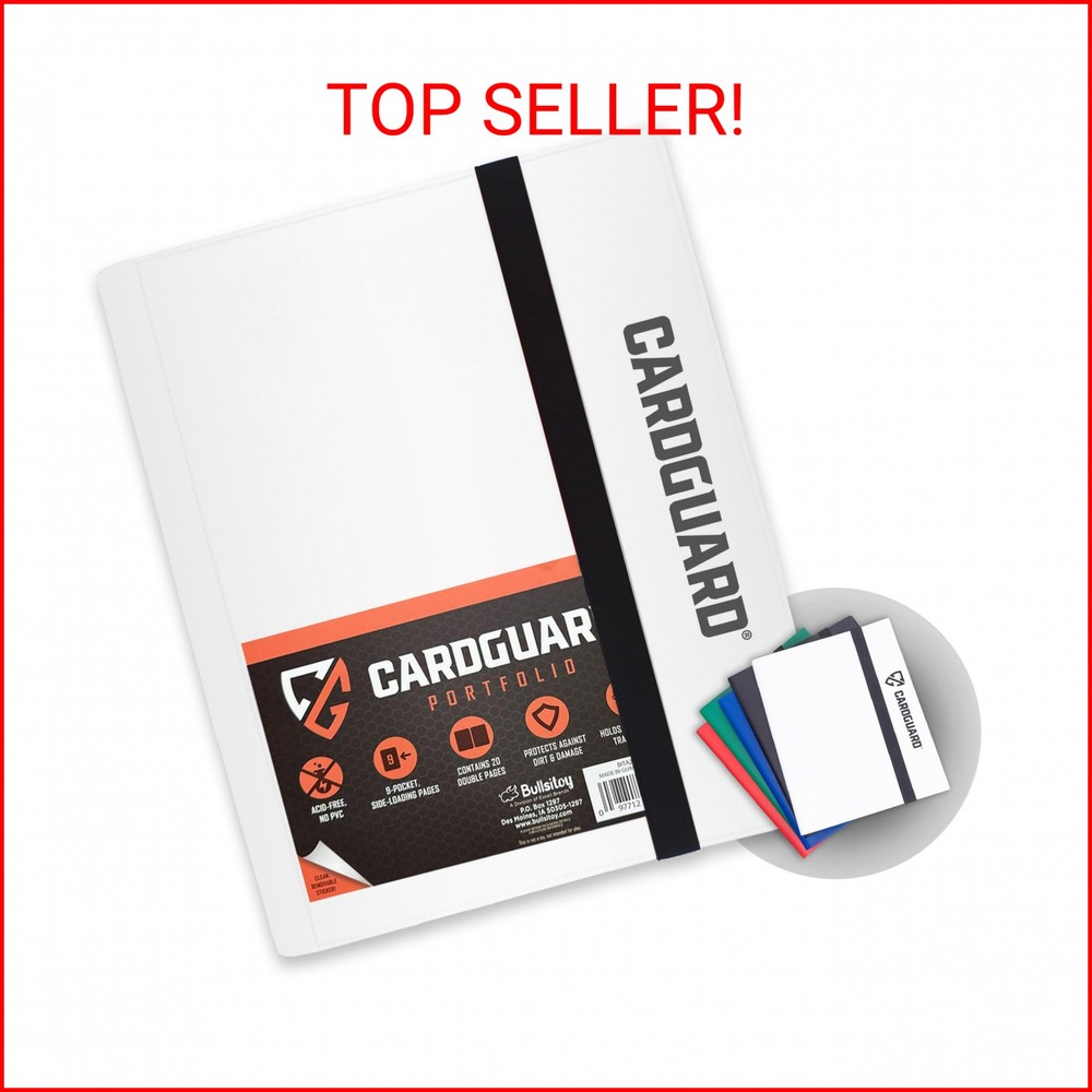 Trading Card Binder Pro-Folio – 9 Pocket Binder - Side-Loading Album, Durable &