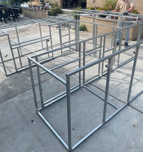 Custom DIY BBQ Island frame kit - any style