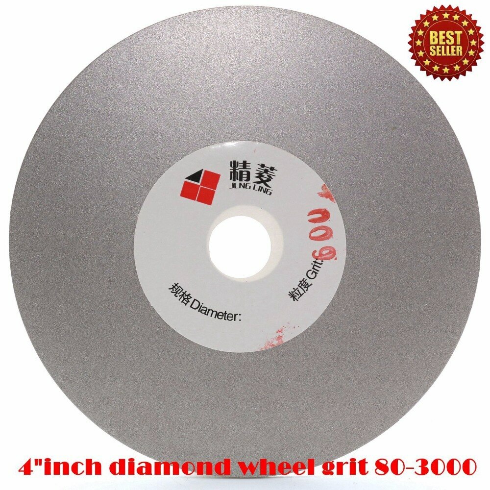 4" in Diamond Grinding Discs Grit 80-3000 Flat Lap Disks Tools for Angle Grinder