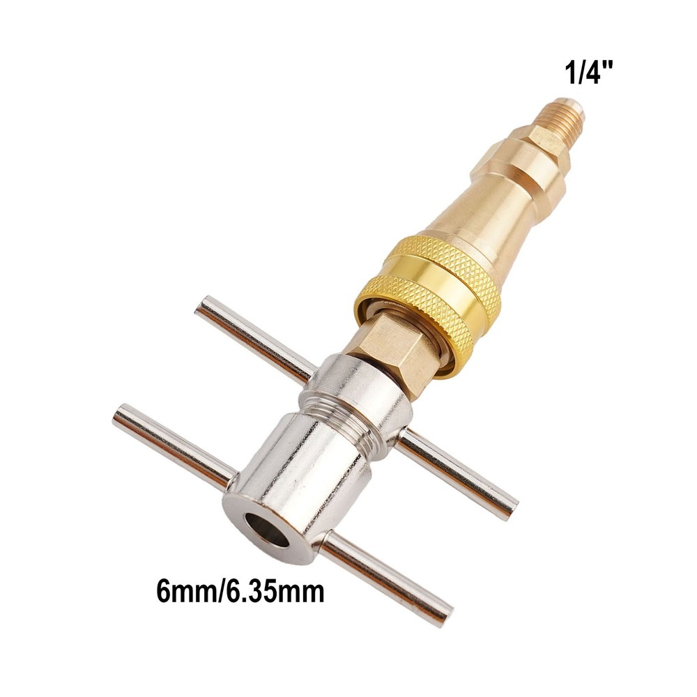 Robust 14 Inch FNPT Brass Washer Quick Coupling for Refrigerator Extension