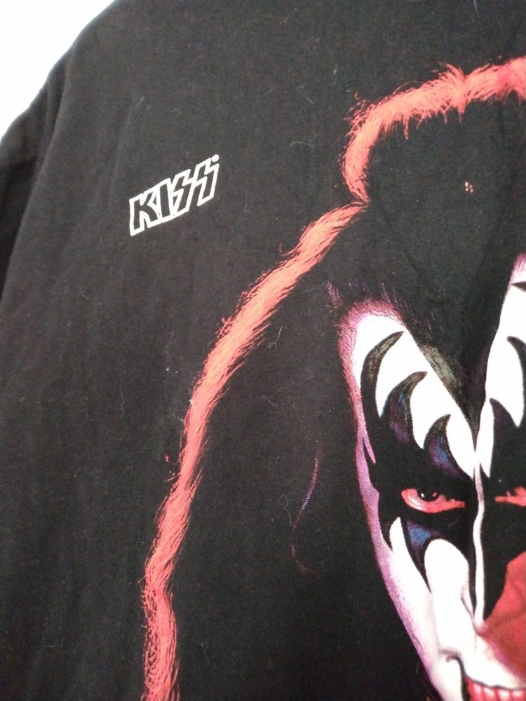 KISS Gene Simmons Solo Album T-Shirt 2XL Black Tee Official Free Shipping