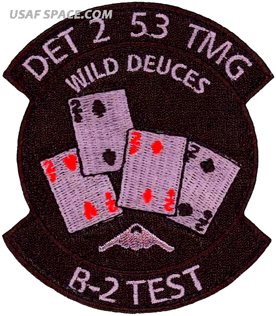 USAF 53d TEST MANAGEMENT GROUP - DETACHMENT 2 - B-2 TEST - ORIGINAL VEL PATCH