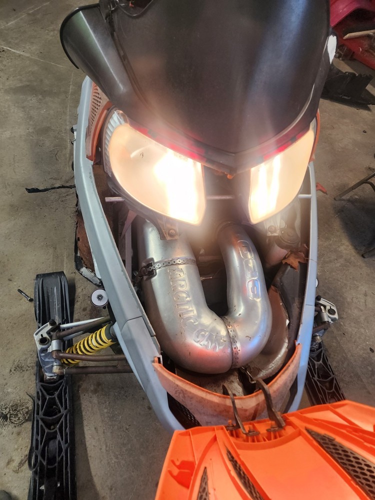 2007 ARCTIC CAT F8 FXR E START BARS W/ CONTROL SWITCH HEADLIGHT KILL ON OFF