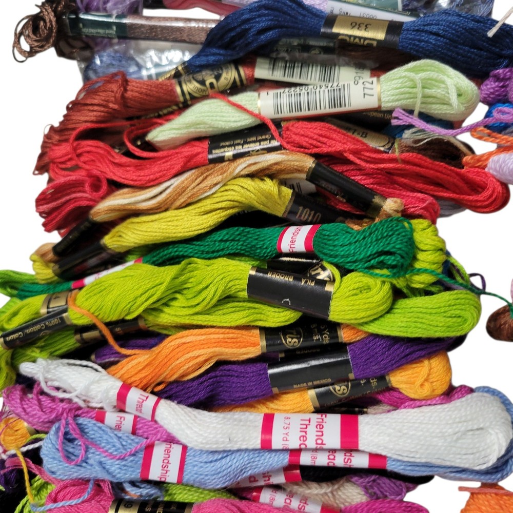 150+ Assorted Embroidery Floss DMC IRIS FRIENDSHIP THREAD