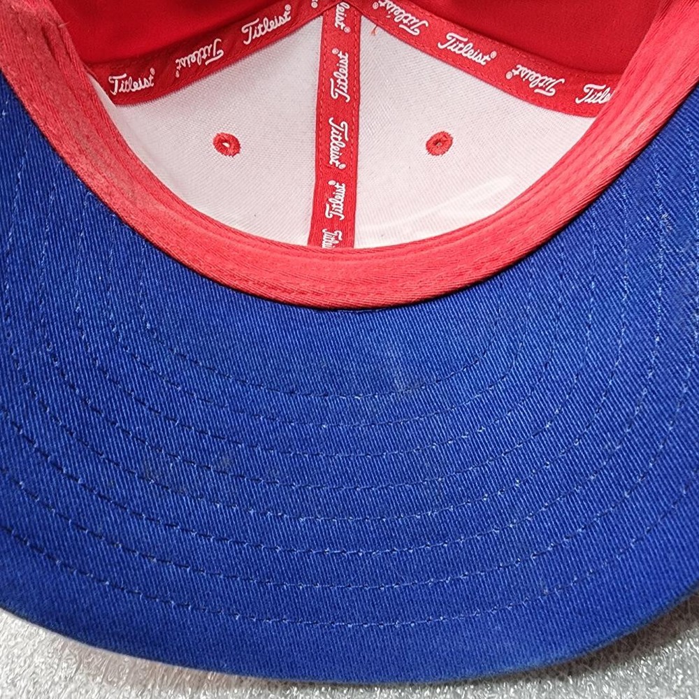 NEW ERA TITLIEST FOOT JOY RED GOLF ADJUSTABLE HAT