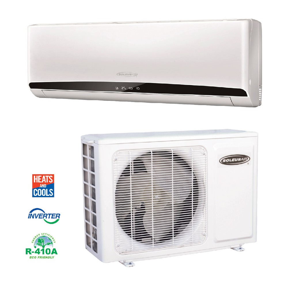 SoleusAir 20 Seer 9000 BTU Mini Split AC w/ Heat Pump