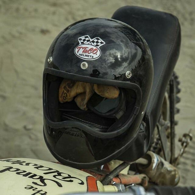 TT&CO USA DOT TOECUTTER STANDARD Motorcycle Full Face Helmet