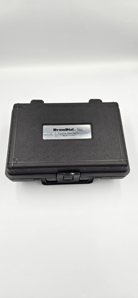 DrumDial Digital Drum Tuner w/ Hard Case – Open Box NOS – Rare Combo