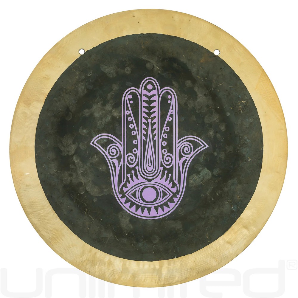 Hamsa Printed Deep Breath Gongs